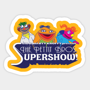 Pettit Bros. Supershow Logo Sticker